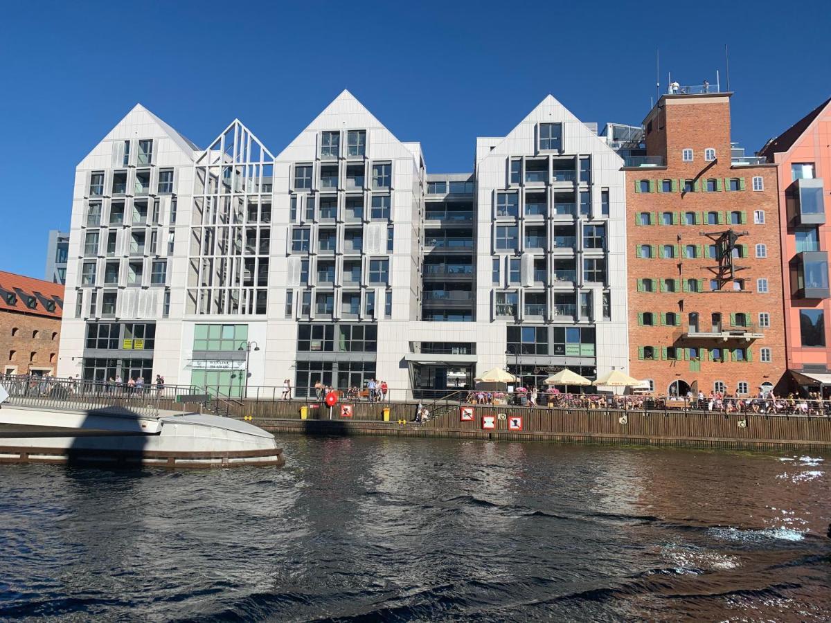 Baltic Riviera Apartments - Luxurious Apartment With Patio And River View Gdańsk Eksteriør bilde