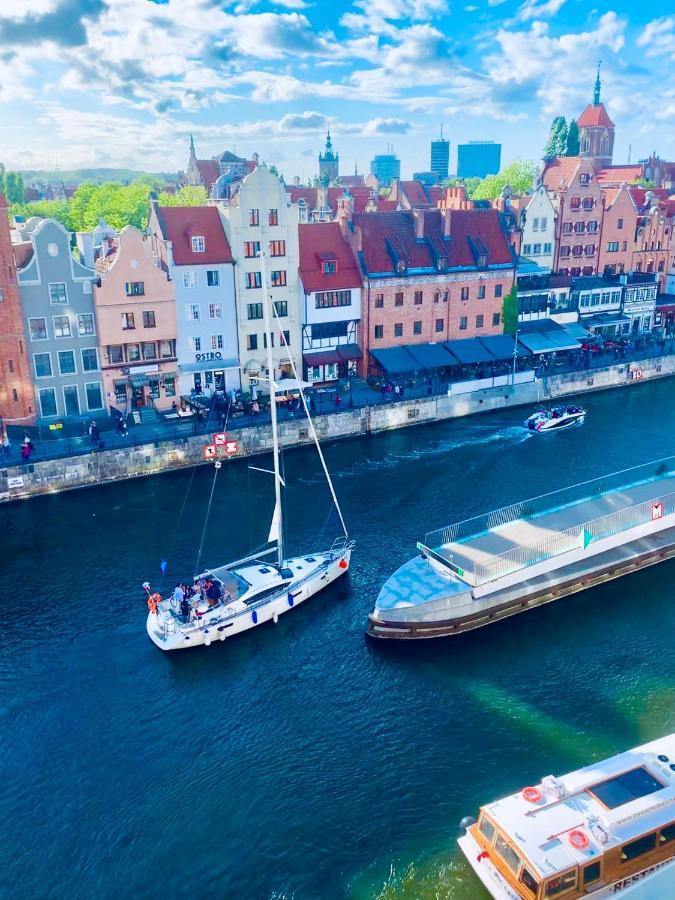 Baltic Riviera Apartments - Luxurious Apartment With Patio And River View Gdańsk Eksteriør bilde