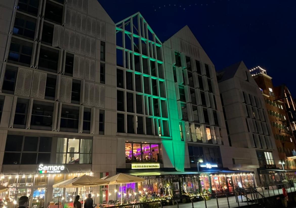 Baltic Riviera Apartments - Luxurious Apartment With Patio And River View Gdańsk Eksteriør bilde
